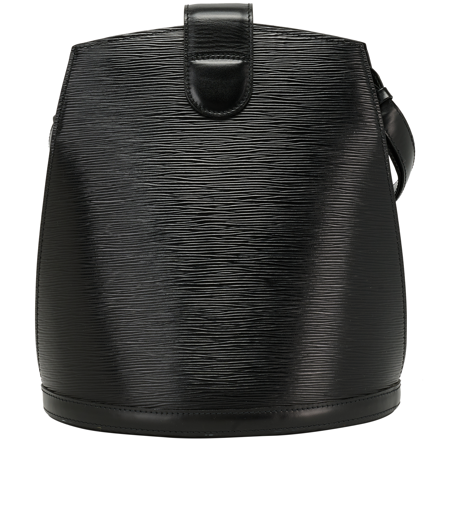 Cluny Bucket Bag, &pound;450, Handbags, Black, Leather, Back view